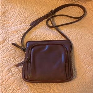 Small Rock Paper Scissors leather purse